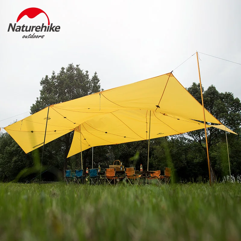 Палатка Naturehike силиконовая уличная модернизированная на 40 ден 8 человек защита от