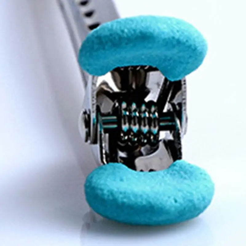 

10Pcs Metal Duck Bill Hair Clips Hairdressing Alligator Clamp with Non-Slip Cap