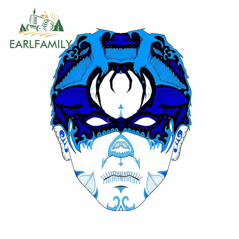 

Эрл Семья 13 см x 9,8 см для Грейсон сахара Автомобильная наклейка с черепом Семья наклейка в виде окна доски для серфинга в байкерском стиле в ...