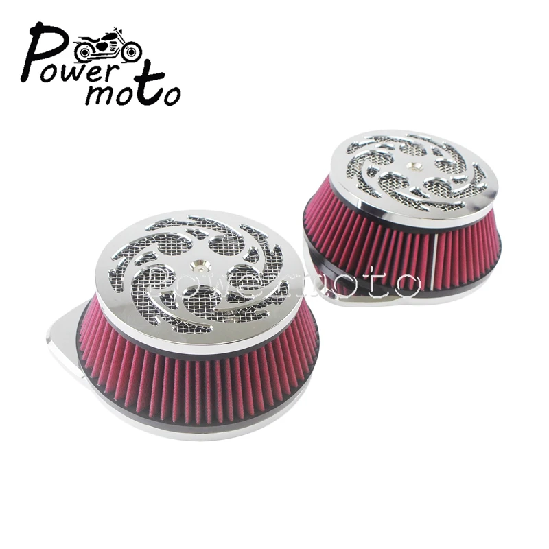 XXX большой 2 шт воздушный фильтр Впускной двойной комплект для Suzuki Boulevard M109R VZR1800 BOSS