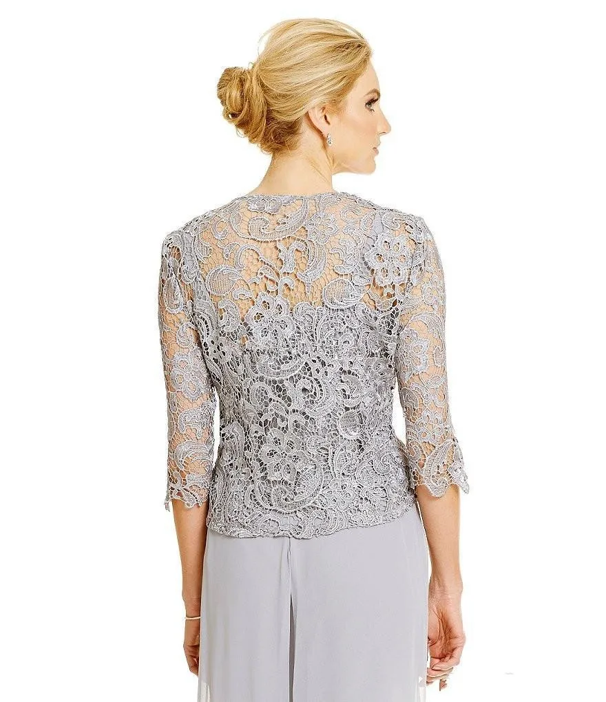 Плюс vestido novia винтажная кружевная куртка с коротким рукавом Формальное вечернее
