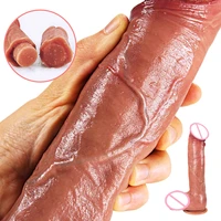 realistic penis with suction cup dildo woman double layer dildo sex toys for women g spot stimulator female masturbation