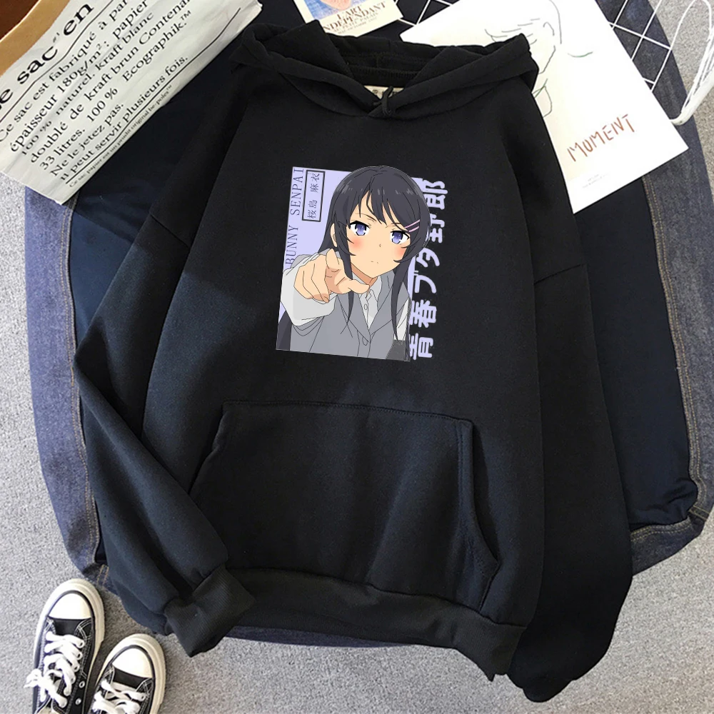 

RZO Anime Character Japan Cartoons Printing Hoody Men Crewneck Fleece Hoodie O-Neck Loose Streetwear Fleece Crewneck Menswear