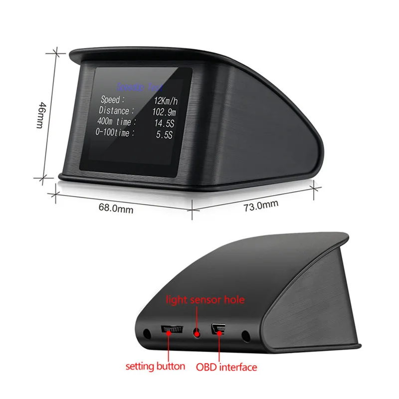 Автомобильный бортовой компьютер OHANEE P10 цифровой OBD дисплей спидометр датчик