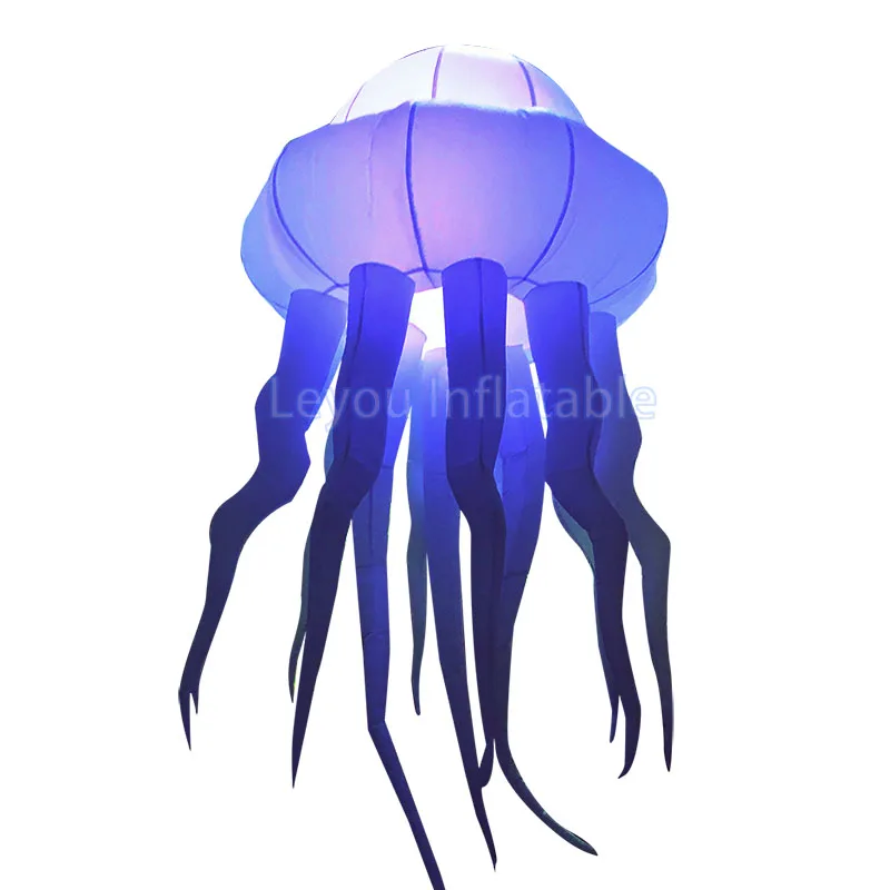 Светящаяся надувная Медуза реквизит для бара осьминог модель океана подвесные