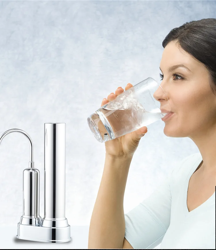 

Stainless steel water purifier faucet filter kitchen direct drinking household table type ultrafiltration water purifier