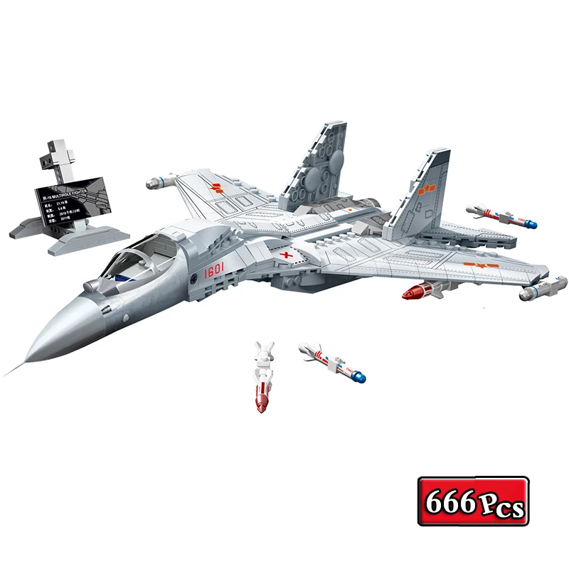 

World War II Military Series J-16 Multirole Fighter Collection Model Building Blocks Bricks Toys Christmas Gifts