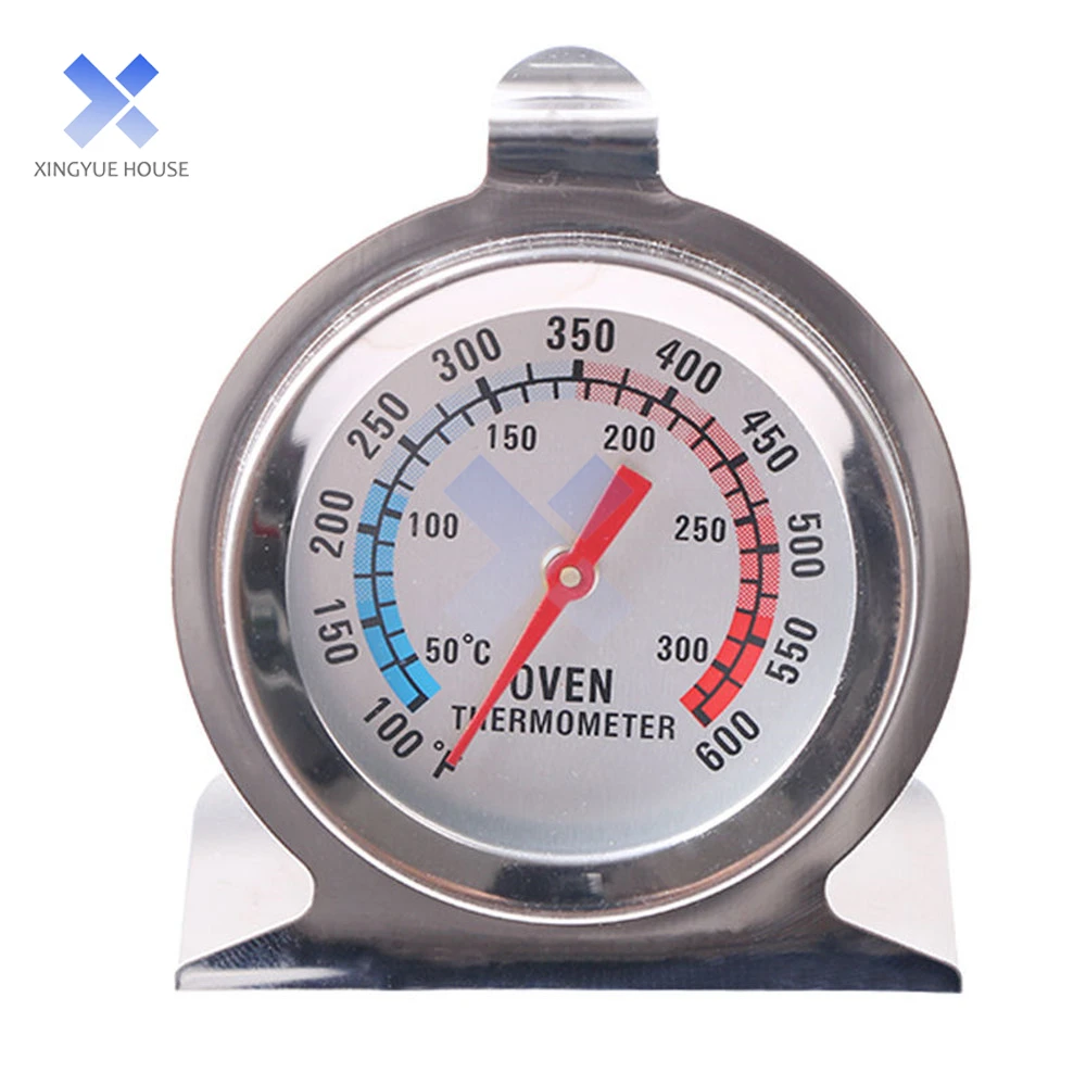 

Stainless Steel Kitchen Oven Thermometer Large Dial Baking BBQ Cooking Meat Food Temperature Measurement Baking Tools