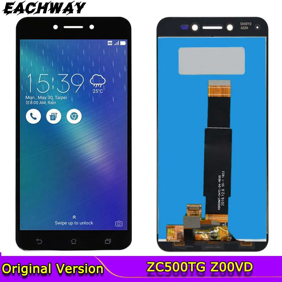 ЖК-экран и дигитайзер сенсорного экрана в сборе для Asus Zenfone Go zc500tg zb500kl zc451tg zb500кг