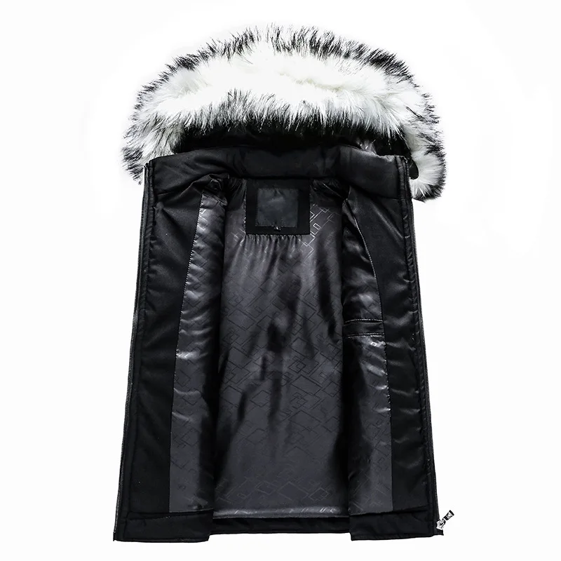 

mens winter jackets and coats Casual Jackets Coat For Men Coat Black Puffer Jacket Warm Overcoat Parka Outwear Cotton