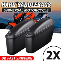 22l waterproof motorcycle bag hard trunk case luggage saddlebags motocross side tool abs hard side box saddle bags