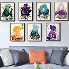 Аниме постеры 5D полностью круглые алмазные картины сделай сам наборы с изображением Креста Алмазная мозаика вышивка домашний декор