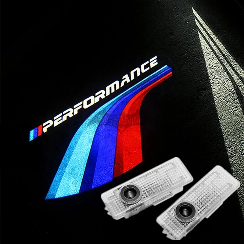 

2X Performance Wings LED Welcome Lights For F30 320i 330i F10 520i 525i ///M Ghost Shadow Car Door 3D Laser Projector Lamp