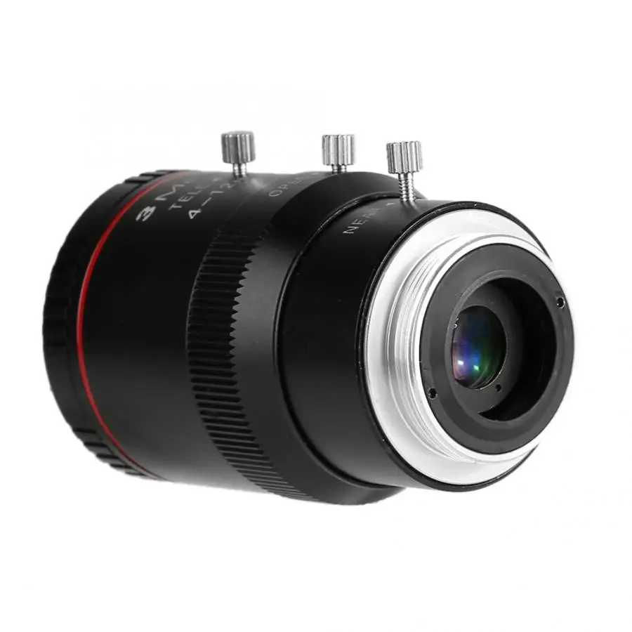 4 12 мм 3MP 1/2in CCTV HD с ручными настройками зумом изменения диафрагмы безопасности