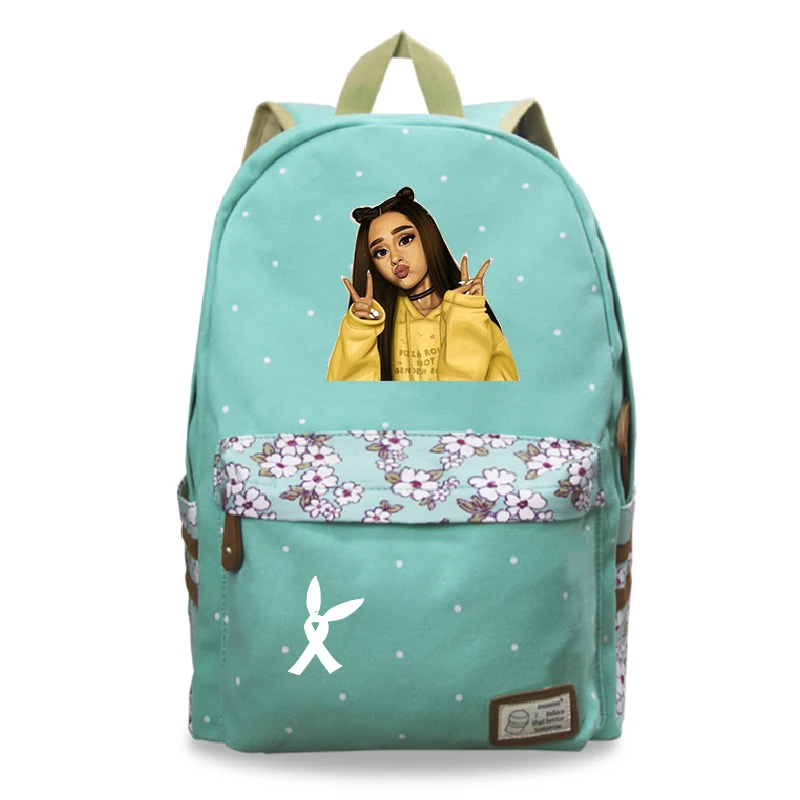 20 Mochila Feminina Ariana Grande рюкзак для ноутбука женский рюкзак для путешествий цветок волнистая точка школьные сумки для девочек-подростков - Цвет: 20