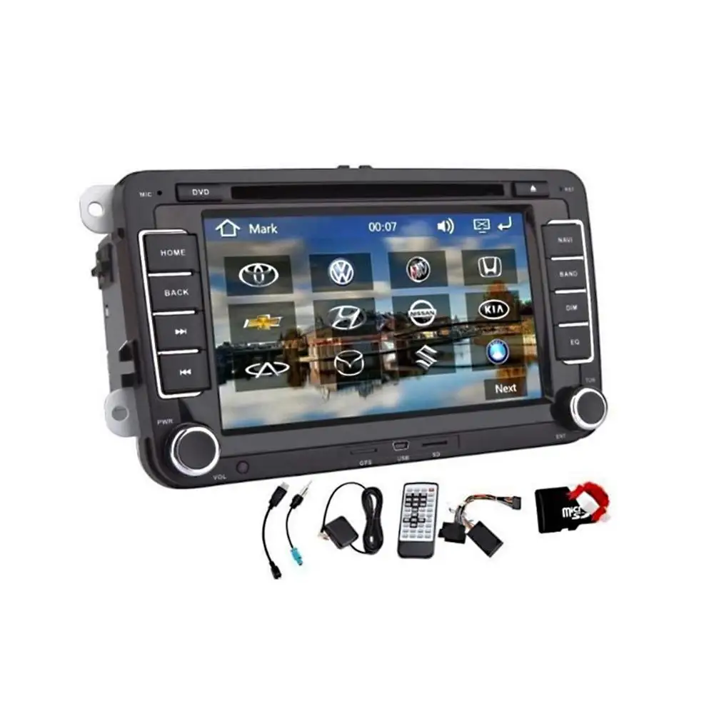 Автомагнитола Letouch Bluetooth стерео 7 дюймов 2 Din HD GPS навигация поддержка DVD CD радио SD