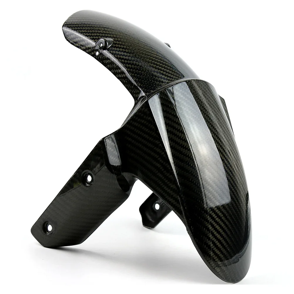 Переднее крыло мотоцикла из углеродного волокна для Kawasaki Z800 Z1000 2014 2015 2016 2017
