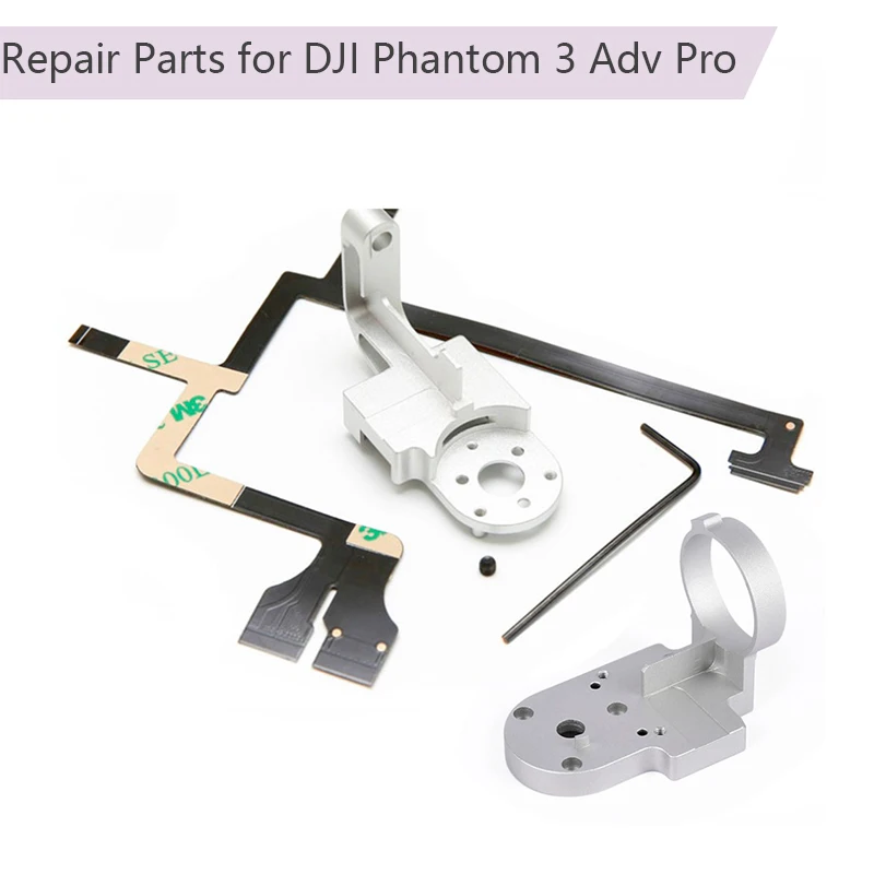 Repair Parts for DJI Phantom 3 Adv Pro 4K Camera Drone Gimbal Camera Yaw Arm Roll Bracket Flat Ribbon Cable Flex Gimbal Mount