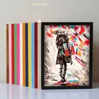 Новая Минималистичная деревянная фоторамка в скандинавском стиле, черная, белая фоторамка, фоторамка для стены, фоторамка для стены, украшение для дома, Декор для дома