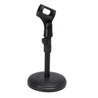 foldable desk table microphone clip table mic monopod stand adjustable with clips