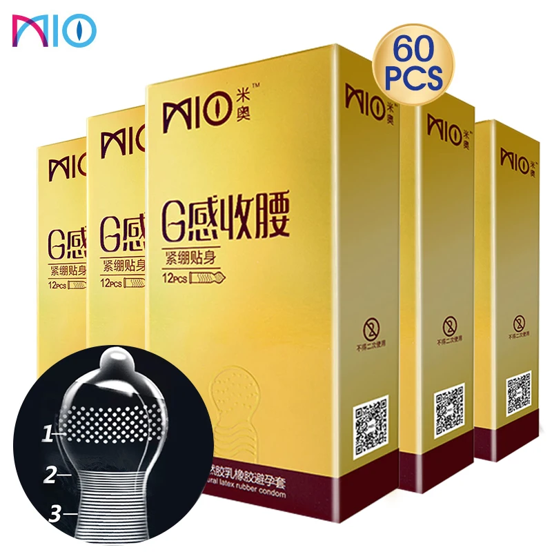 Russian translation: Презерватив MIO Shaped Condom Delay 60 штук Tight Fit с ароматом апельсина, с частицами для стимуляции точки G и нитевой текстурой, охватывающей половой член, секс-игрушка для мужчин.