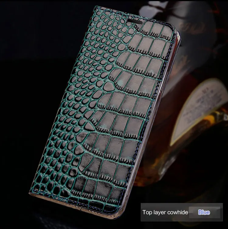 blue Чехол из натуральной кожи для Apple iPhone 11 11 Pro Max 7 8 X XS XR XS max 6s 8 7 plus 6 s e слот для карт держатель Роскошный откидной Чехол для телефона - Цвет: blue