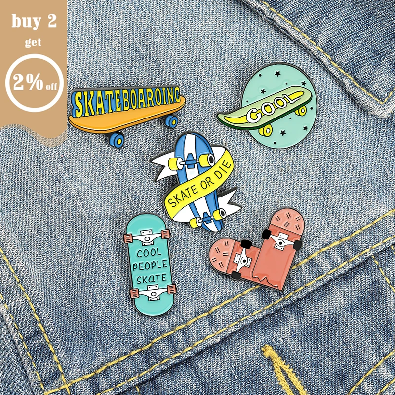 Скейтборд броши для мужчин и женщин выборочный Спорт любит кататься на коньках