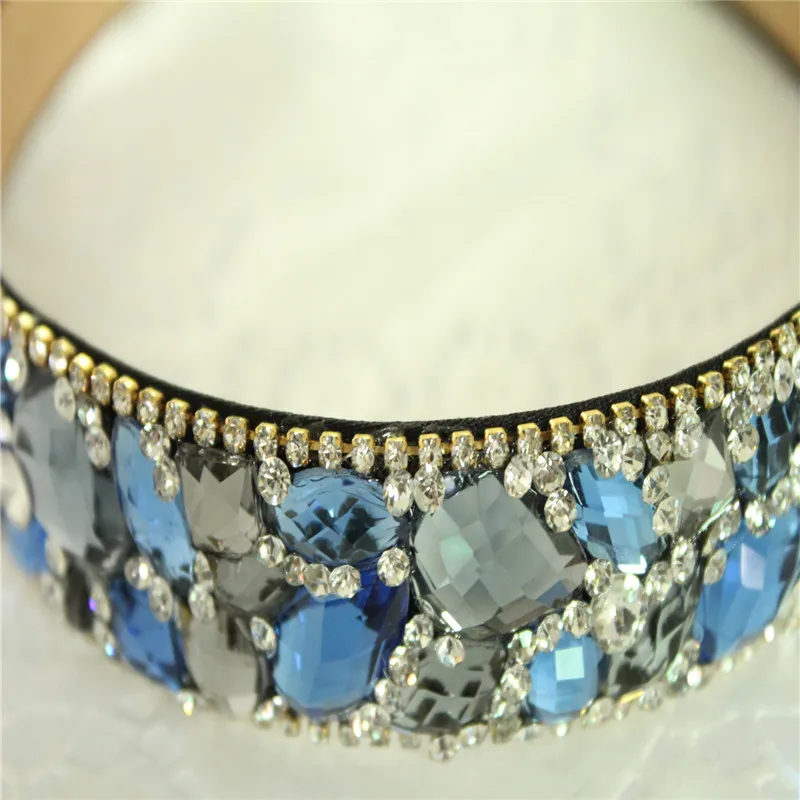 Женская повязка на голову с зажимом для волос из австрийского хрусталя модная