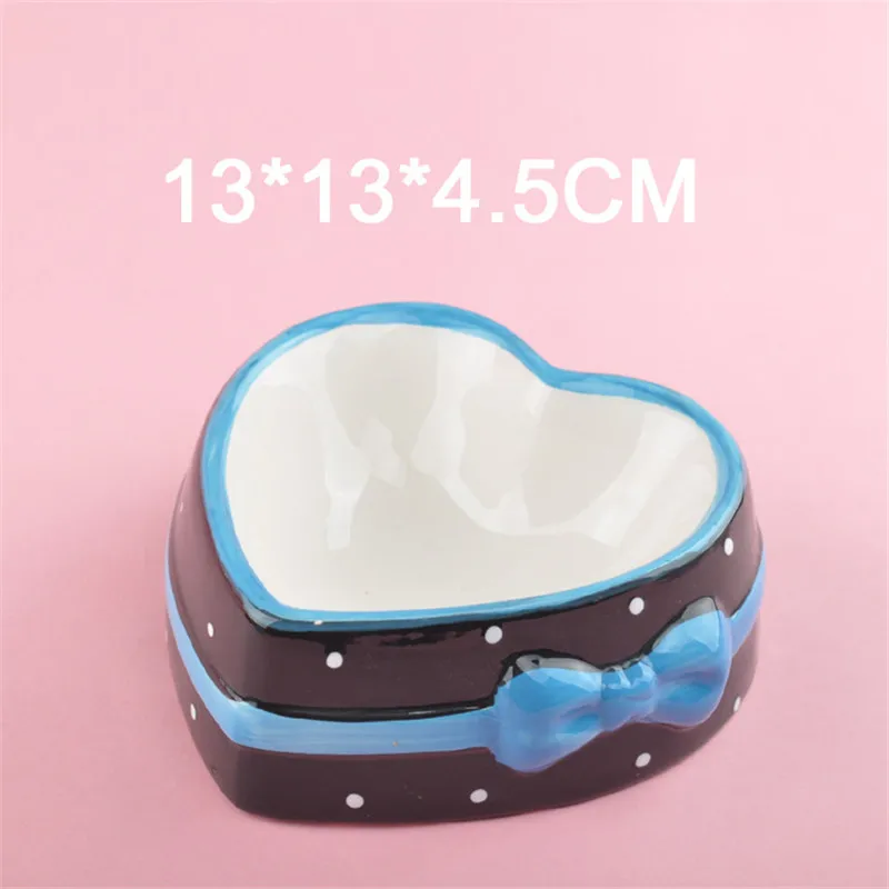 Новая миска для собак и кошек керамическая дорожная мультяшная Фидер кормления