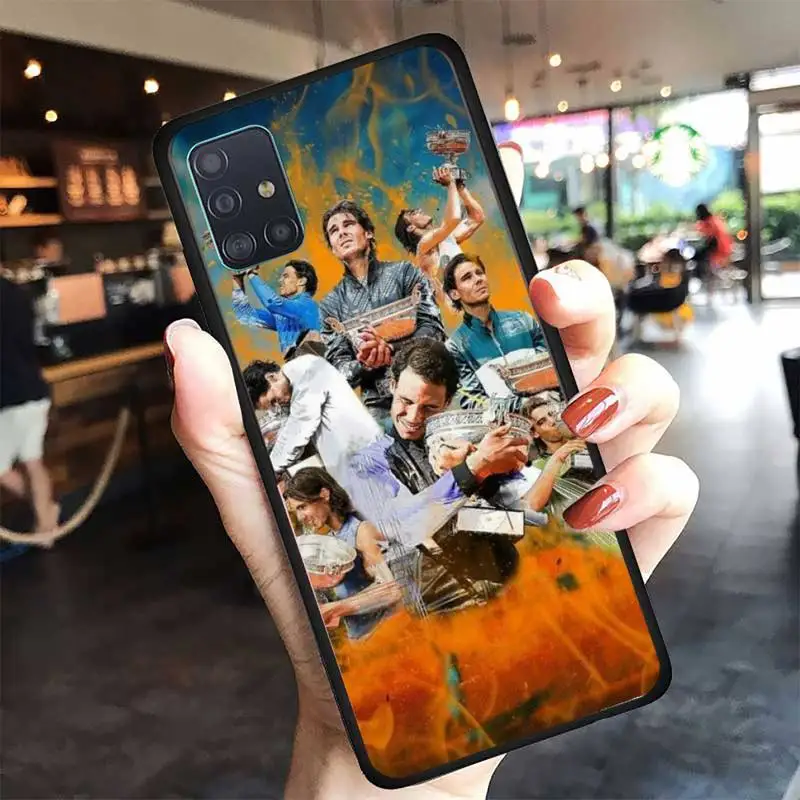 

Rafael Nadal Phone Case For Samsung A50 A51 A71 A12 A72 A52 A32 A02 A20E A31 A40 A70 A80 smart Fundas coque