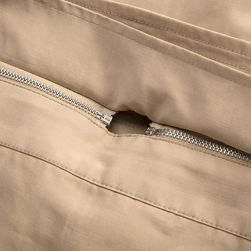 

SONDR Pure Color Casual Spring And Autumn Lapel Long-sleeved Belt Korean Windbreaker Women's New Clothing 2021 Fashion