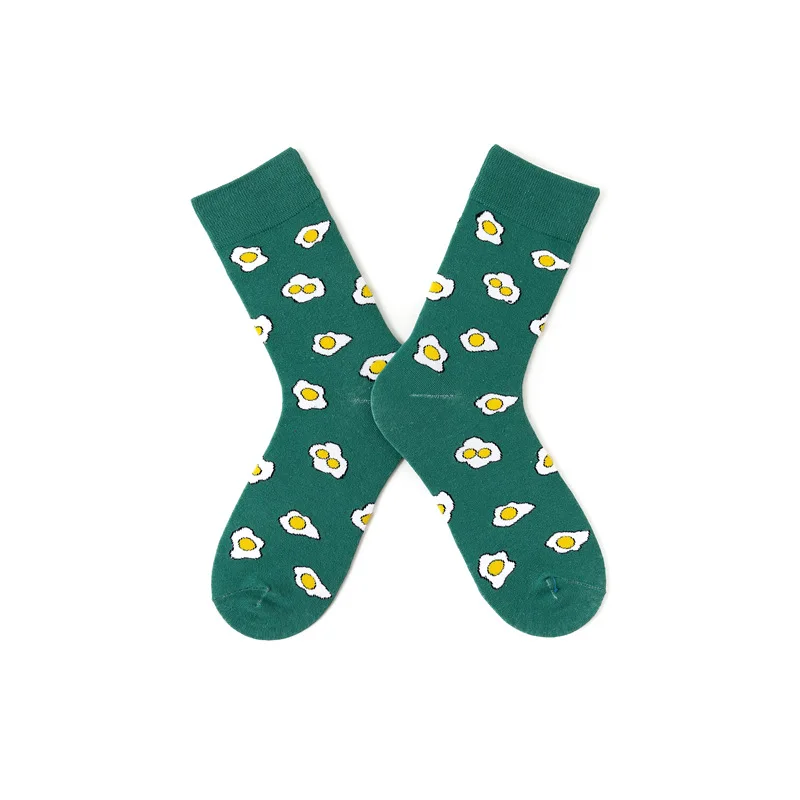 REFJJ женские носки японские хлопковые цветные Мультяшные милые забавные счастье