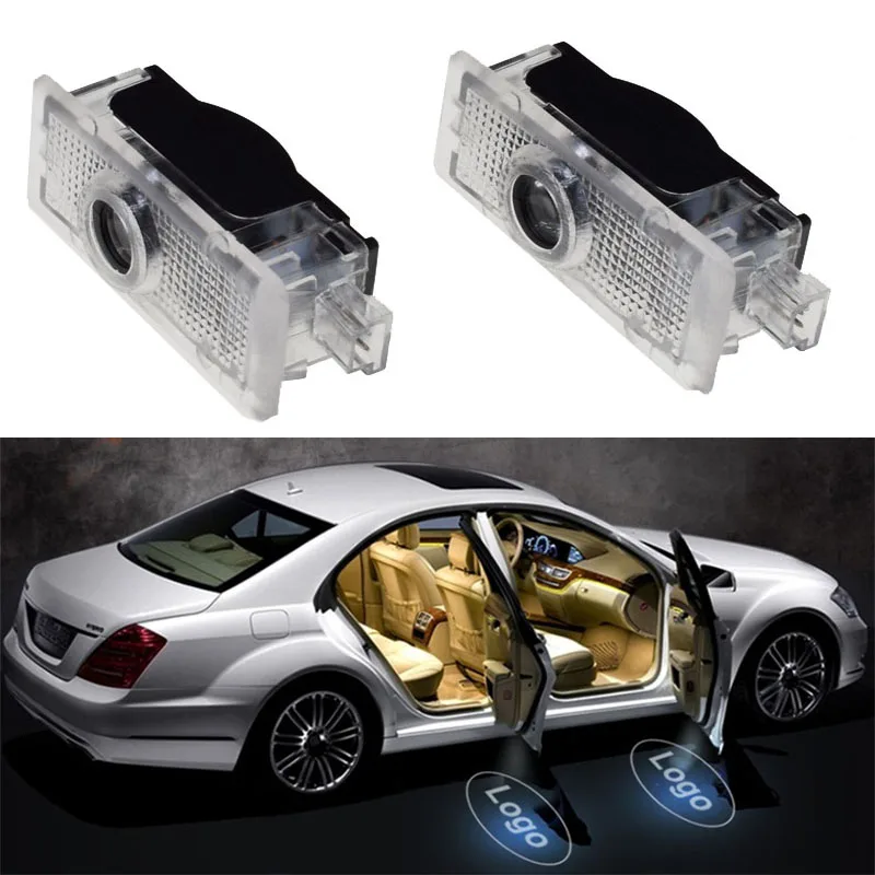 2 шт. voiture логотип porte bienvenue lampe светодиодный лазерный прожектор для mercedes benz CLA CLS A207