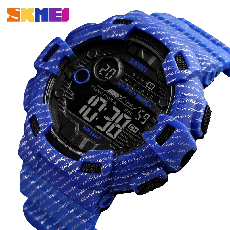 SKMEI часы Мужские Цифровые Спортивные мужские наручные часы reloj hombre два времени Chrono будильник часы модные мужские часы лучший бренд 1472