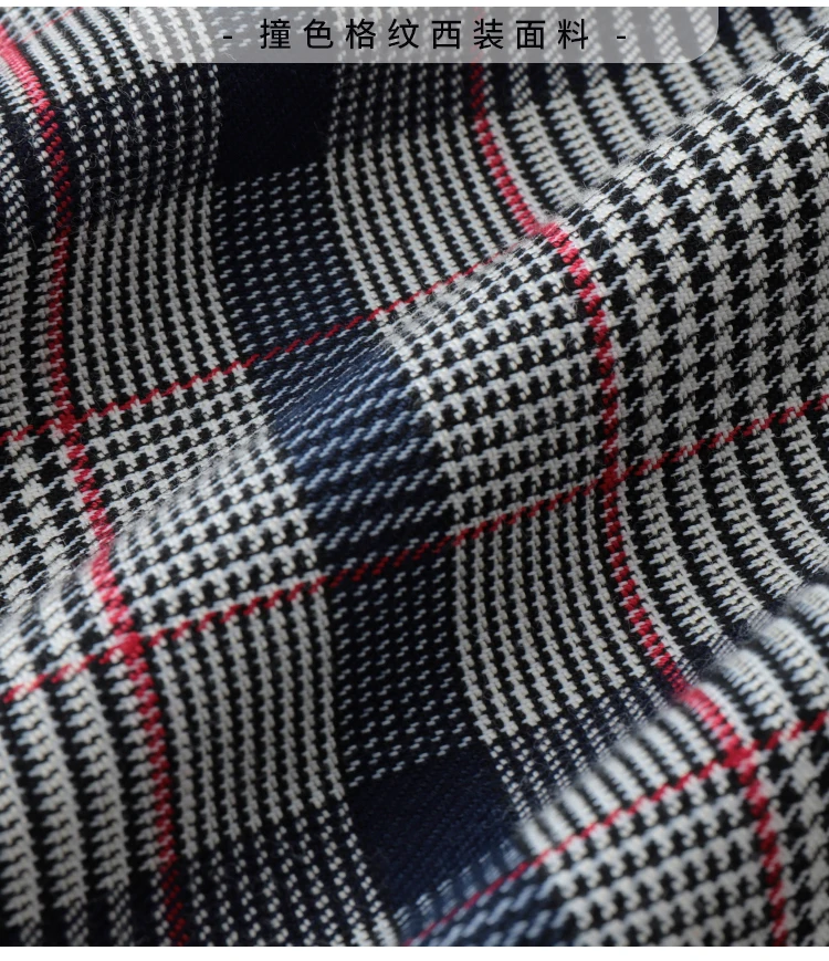 Women Winter Autumn Plaid Suit Jacket Female Coat Fashion Clothing Slim Blazer
