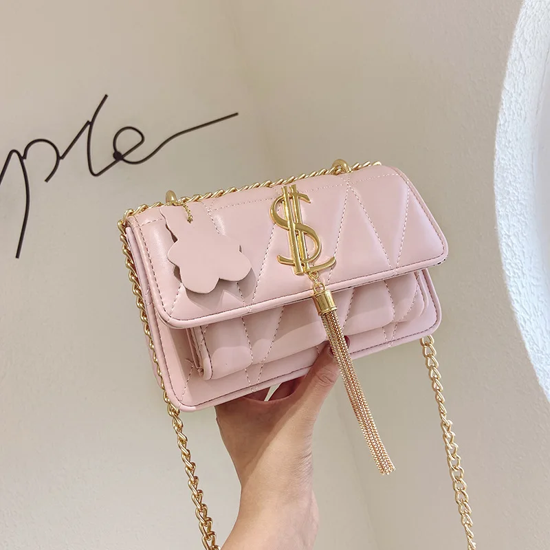 

Women's Designer Luxury Brand Handbag High Quality Ladies Chains Bag Fashion Females Crossbody Bag Shoulder Bags for Women Sac