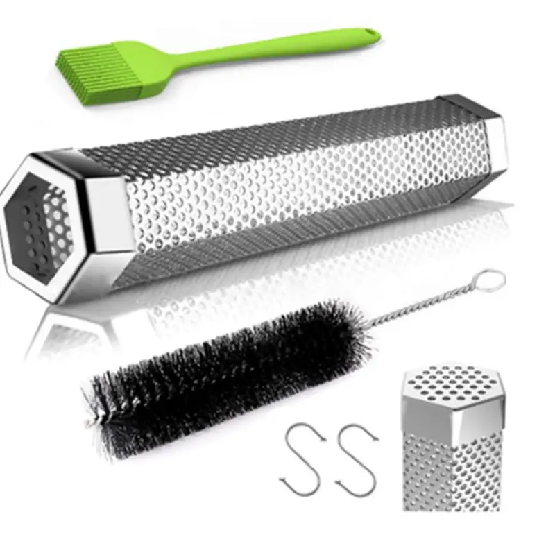Аксессуары из нержавеющей стали для барбекю сетки перфорированная сетка трубка гриль генератор инструмент
