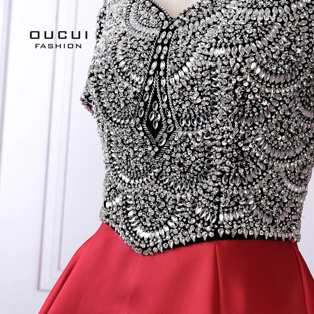 Мусульманское бальное платье 2019 вечернее с v-образным вырезом роскошное со