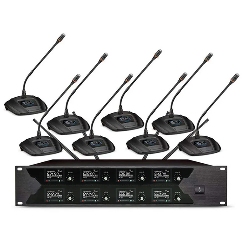 

Professional wireless microphone conference microphone, used in large and small conference room school church speech microphone