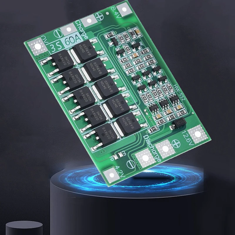 2 шт. защитная плата зарядного устройства для литий-ионных батарей 3S 60A двигателя