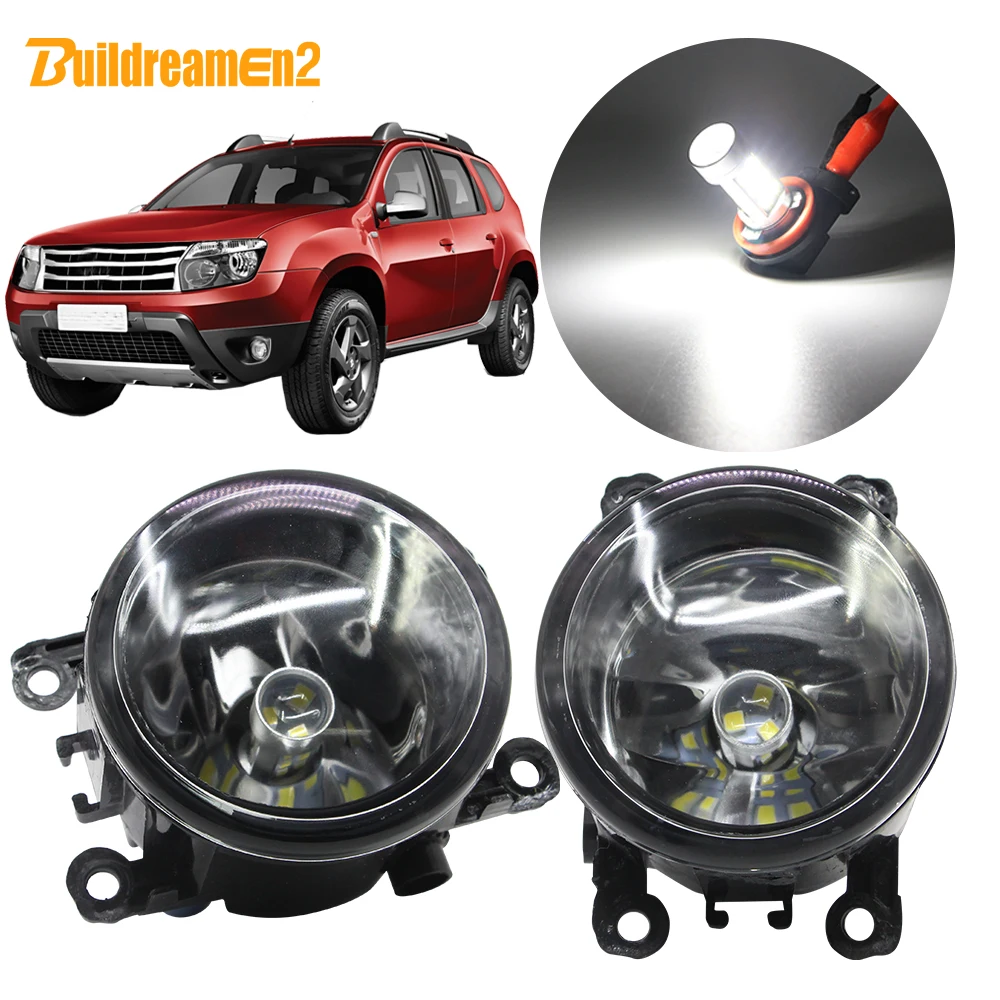 Buildreamen2 для Renault Duster закрытый внедорожный автомобиль H11 туман светильник сборки