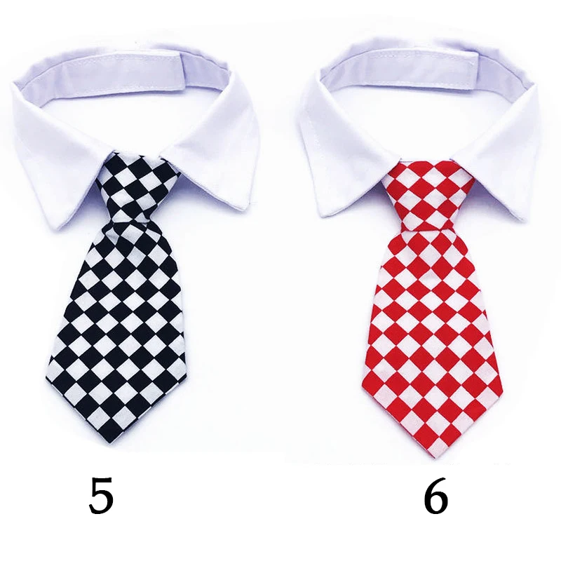 Полосатый галстук бабочка для кошек и собак регулируемый ошейник домашних