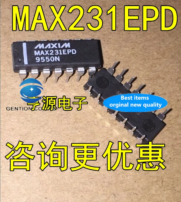 

5pcs 100% new and orginal real photo MAX231 MAX231EPD