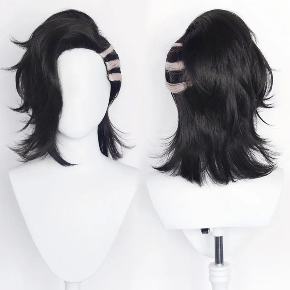 

Tokyo Revengers Hajime Kokonoi Cosplay Wig Black Short Wigs Heat Resistant Synthetic Hair