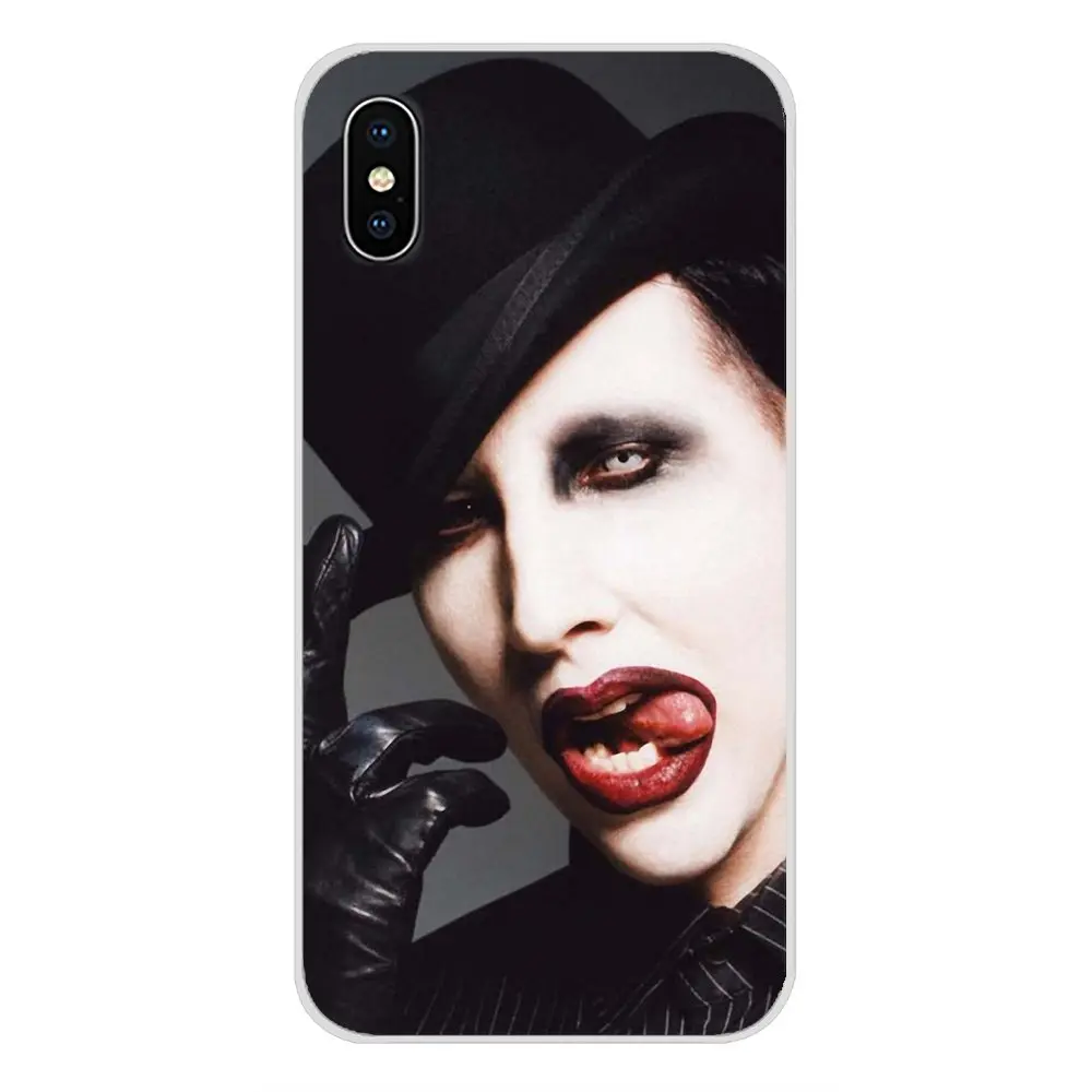 Accessories Phone Cases Covers For Xiaomi Redmi 4A S2 Note 3 3S 4 4X 5 Plus 6 7 6A Pro Pocophone F1 Marilyn Manson | Мобильные