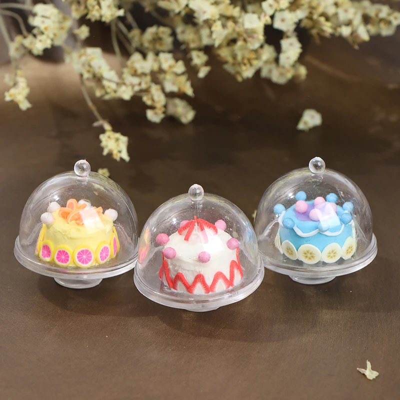 

1 шт. Кукольный дом имитация торта День рождения еда ролевая игра кухонная игрушка для кукольного дома наклейки новый