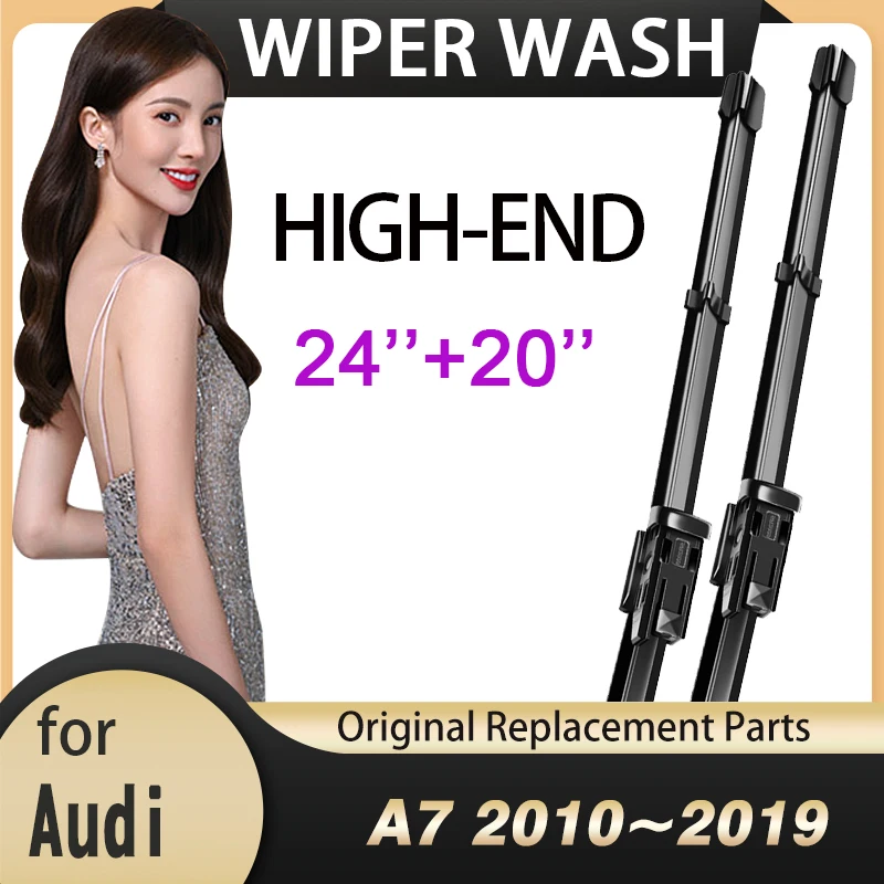 

for Audi A7 2010~2019 RS7 4G8 4K8 Car Wiper Blades Windscreen Windshield Wipers Car Accessories 2011 2012 2013 2014 2015 2016