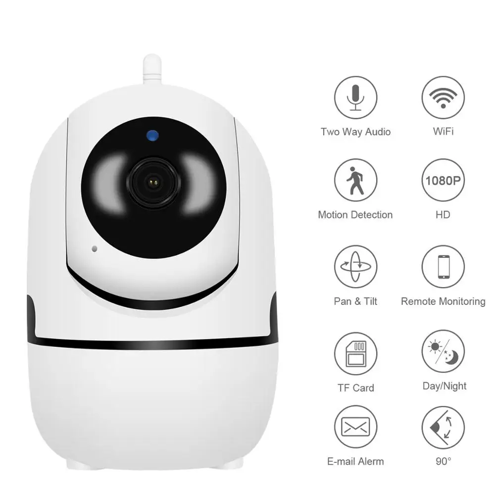 HD 1080P беспроводная Wifi ip камера интеллектуальная домашняя видеонаблюдения