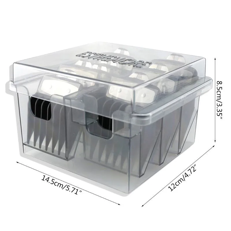 

Grid Base Storage Box for Hair Clipper Trimmer Limit Comb Guide Comb Barber Tool