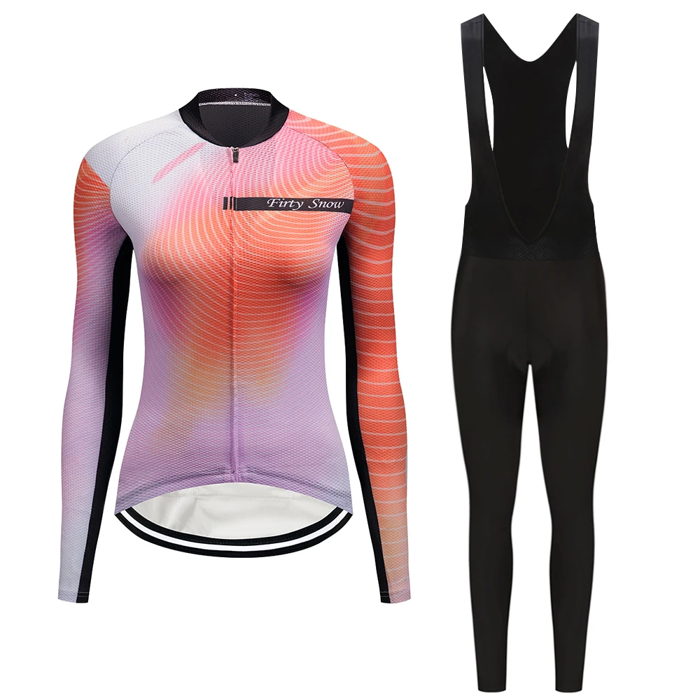 2021 женский велосипедный комплект одежды с длинным рукавом mtb maillot Велоспорт